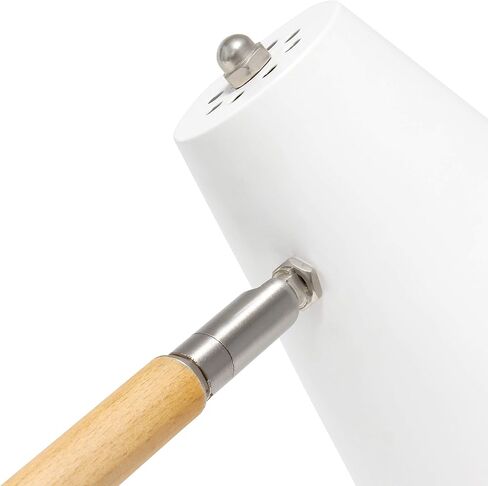 تصميمات بسيطة LD1059-WHT WOODEN PIVOT DESK LAMP ، Matte White in Kuwait