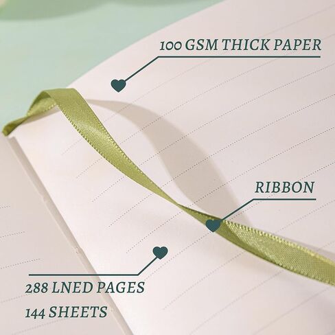 يوميات مع القفل للكتابة ، PU Grasscover Leather Journal ، B6 Personal Organizer for Men Women ، 288 Pages 100GSM Paper in Kuwait