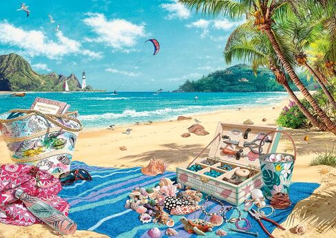 Ravensburger The Shell Collector 1000 Piece Jigsaw Puzzle for Adults - 12000425 - Handcrafted Tooling, Made in Germany, Every Piece Fits Together Perfectly in Saudi Arabia