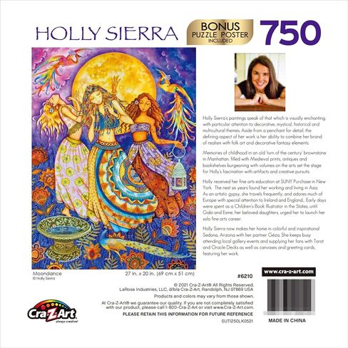 RoseArt - Holly Sierra - Moondance - 750 Piece Jigsaw Puzzle for Adults in Saudi Arabia
