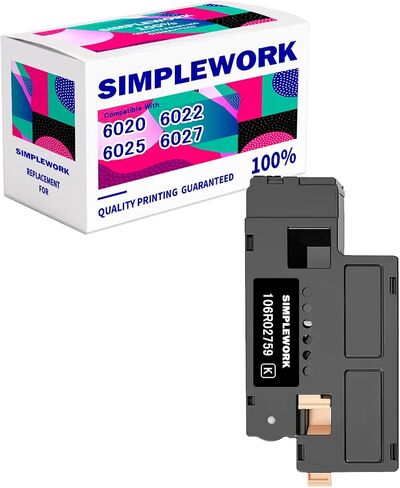 خرطوشة الحبر متوافقة مع Xerox Phaser 6020 Phaser 6022 WorkCentre 6027 WorkCentre 6025 Cyan (106R02756 Toner (1 Pack) ، P6022 in Kuwait