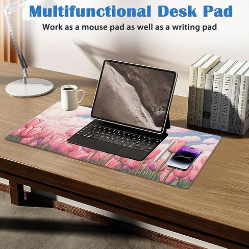 حصيرة Desepad Desk Mousepad Mousepad ، موسى تنعيم للسيطرة على السوائل ، وسادة الماوس المطاطية غير القابلة للانزلاق ، وحواف خياطة (31.5 × 15.7 بوصة) in Kuwait