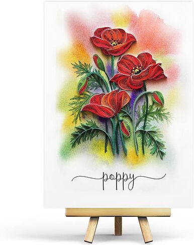 Japanese Peach Blossom Greeting Card | Happy New Year 3D Quilling Card Flower | Paper Handmade- Design Greeting Card for Christmas Birthday Anniversary - Love Mom with Envelop (Peach Blossom) in Saudi Arabia