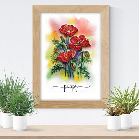 Japanese Peach Blossom Greeting Card | Happy New Year 3D Quilling Card Flower | Paper Handmade- Design Greeting Card for Christmas Birthday Anniversary - Love Mom with Envelop (Peach Blossom) in Saudi Arabia