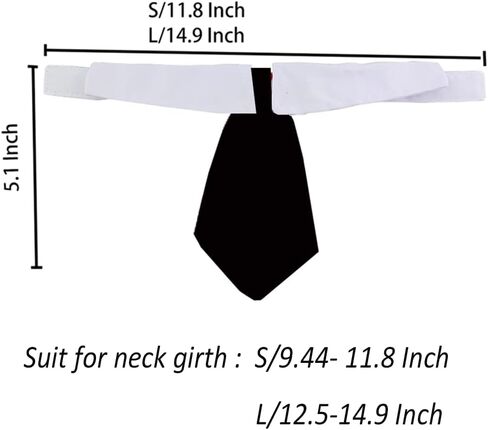 ANIAC Small Dog Wedding Collar Cat Bow tie for Cat Formal Dog Wedding Attire White Puppy Collar Dog Neckties Pet Tuxedo Costume for Cats Kitten Small Dogs (S, Red) in Saudi Arabia