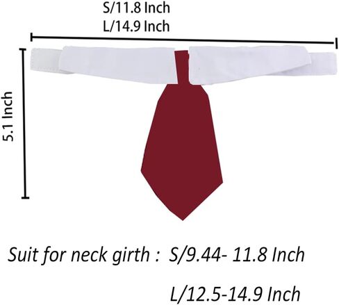ANIAC Small Dog Wedding Collar Cat Bow tie for Cat Formal Dog Wedding Attire White Puppy Collar Dog Neckties Pet Tuxedo Costume for Cats Kitten Small Dogs (S, Red) in Saudi Arabia