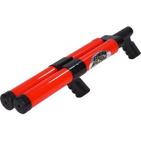 Machine Machine Water Gun Launcher - مزدوج برميل ماء Blaster - Squirt Gun للألعاب في الهواء الطلق - ألعاب المسبح (تختلف الألوان)