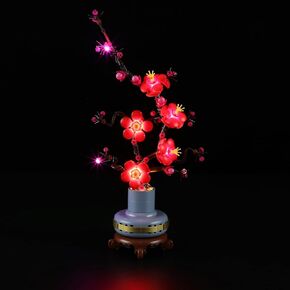 BRIKSMAX Light Kit for Plum Blossom - LED Lighting Compatible with Lego Icons Botanical 10369 Building Set