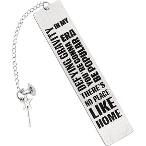 Witch Theater Inspired Bookmark Musical Merch Lover There's No Place Like Home Witch Jewelry TV Movies Gift Broadway Merchandise You're Gonna be Popular for Women Lady Quote Fans Reading