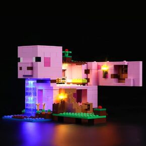 LED Light Kit for Lego Minecraft The Mushroom House 21179 Building Kit, Lighting Set Compatible with Lego 21179 (Lights Only, No Lego Models)