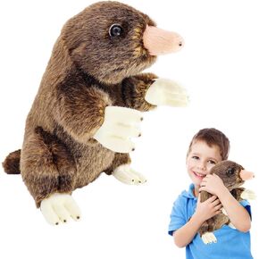 ZHONGXIN MADE Quokka Plush Toy - Realistic Quokka Stuffed Animals, Lifelike Short Tail Kangaroo Animals Stuffed Toys Birthday Gifts for Kids, 12Inches