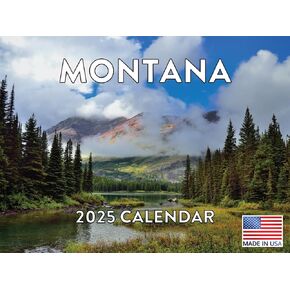 Montana Calendar 2025 Monthly Wall Calender 12 Month | American Made In The USA