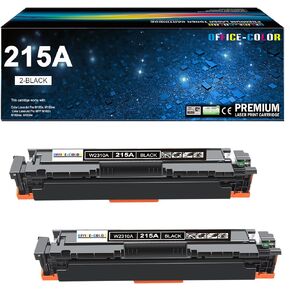 2 Pack Replacement for HP 215A Black Toner Cartridge W2310A for hp Color Pro M182nw M183fw M182 M183 M155 Series Printer Ink