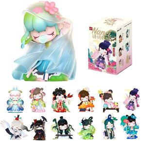 ROBOTIME Single Nanci Blind Box Surprise Action Figure Collectible Kawaii Figures Random Art Toys Hot Cute Figure Dolls Unique Gifts for Kids Teens Adults (1 pcs)