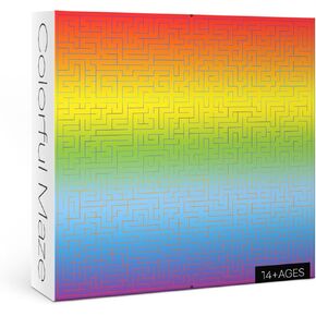 Gradient Color Puzzle for Adults, Pantone Colorful Maze 1000-piece Jigsaw Puzzle, Rainbow Challenging Puzzle Perfect for Game Nights
