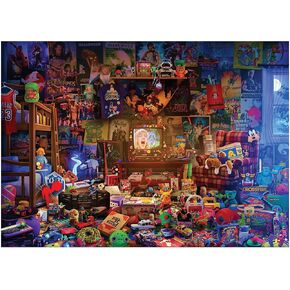 Millennial Dream Room 1000-Piece Jigsaw Puzzle by Rachid Lotf | Fun Brain Teaser, Toys & Games | 28 x 20 Inches