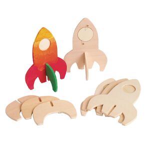Colorations Personalize & Individually Decorate Star Ship/Rocket Ship Photo Frames, Great Craft Project for Kids, 12 Starship Frames, Ideal Mothers Day or Fathers Day Gift, Birthday or Holiday