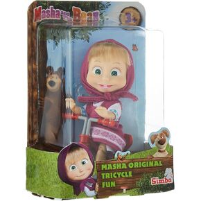 Simba Masha and The Bear Masha Original Tricycle Fun, Toys for Kids Ages 3+, Multi, 0