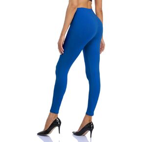 Kotii Women's Soft Full Length Leggings High Waist Ankle Length Leggings Pants Tights