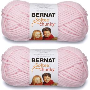 (Pack of 2) Bernat Softee Chunky Yarn-Baby Pink