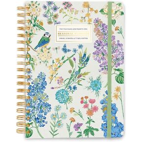 Kokonote Planner 2024-2025 | 12 Months Planner 2024-2025 Week To View | August 2024 - July 2025 | Planner 2024-2025 Daily Weekly and Monthly | Weekly Academic Planner