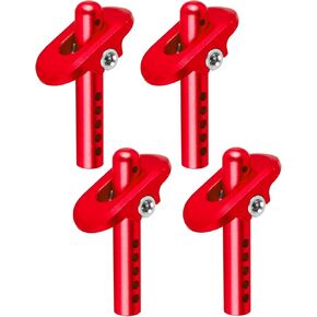RC Aluminium Medium Body Post Set Upgrades Part for 1/10 Outcast/Kraton 4S BLX,Vorteks 3S BLX, 1/8 Outcast/Kraton/Typhon 6S BLX,1/7 Infraction/Felony/Fireteam 6S BLX,4pcs,Silver