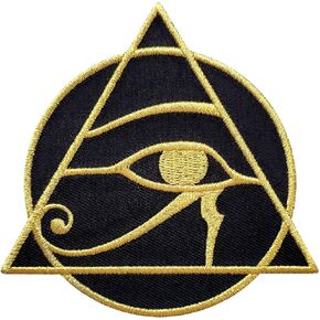 Pinsanity Eye of Horus Iron-On Embroidered Patch