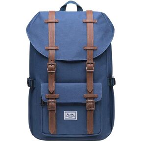 KAUKKO Laptop Outdoor Backpack Traveling Rucksack Fits 15.6 Inch (5-8-Black)