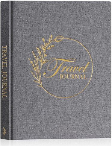 Lanpn Travel Photo Journal Book for Women Men with Prompt, Linen Travel Log Diary Scrapbook Notebook Memory Book with 15 Trips, Traveling Adventure Vacation Journal Travelers Gifts (Green, 110 Pages) in Saudi Arabia
