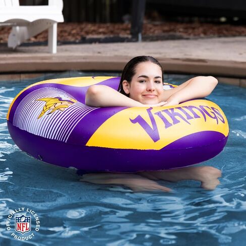 Bigmouth Minnesota Vikings NFL Fan Gear Outdoor Toys ، مرخص رسميًا - 36 "تجمع دائري in Kuwait