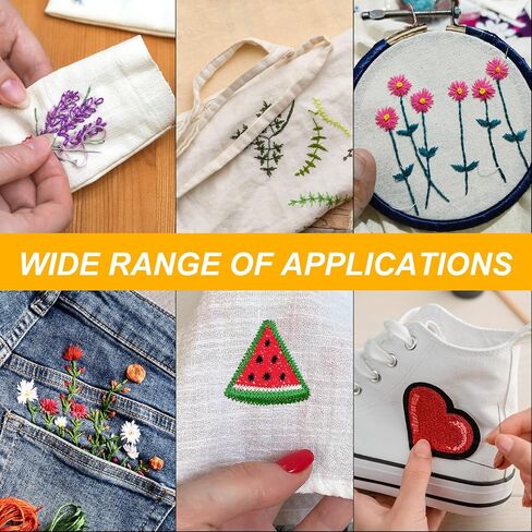 Flower Water Soluble Embroidery Patterns, 85 Pcs Stick and Stitch Embroidery Papers Wash Away Flowering Alphabet Wildflowers Embroider Paper, DIY Customized Gifts for Hand Sewing Lover Beginners in Kuwait
