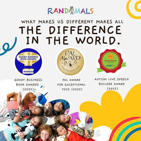 لعبة تمثال للحيوانات Randimals - ألعاب حيوانية وحيوانية هجينة من طيور البطريق - مزيج فريد من ألعاب Safari وحيوانات المزرعة الصغيرة - P -Dawg Mini Animal Forms for Kids & Kidults in Kuwait