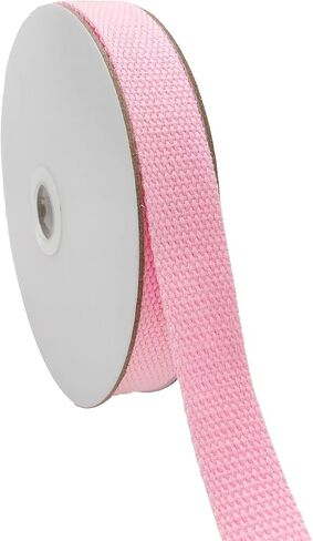 Black Cotton Webbing Straps for Tote Bags-10 Yards 3/4 inch Flat Polyester Cotton Heavy Weave Durable Straps for Handles Crafting Belt Making Clothing Outdoor Projects in Saudi Arabia