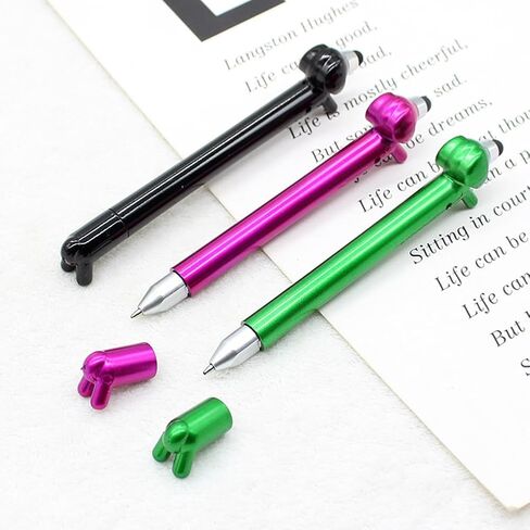 5 Pcs Funny Ballpoint Pens Cute Dachshund Pens for School Students 1mm, Black Ink Cartoon Dogs Ballpoint Pens for Office Supplies in Kuwait