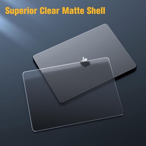 Fintie Case for MacBook Pro 16 Inch A3403 A3186 A2991 A2780 A2485 (2024 2023 2022 2021 Release) with M4 M3 M2 M1 Chip, [100% Corresponds to Official Colour] Premium Slim Matte Cover, Frost Black in Saudi Arabia