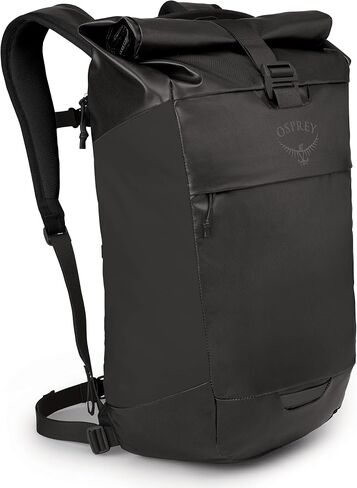 Osprey Transporter Roll Top Backpack ، Black in Kuwait
