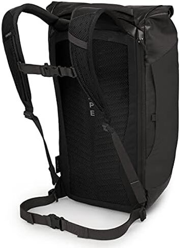 Osprey Transporter Roll Top Backpack ، Black in Kuwait