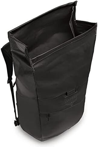 Osprey Transporter Roll Top Backpack ، Black in Kuwait