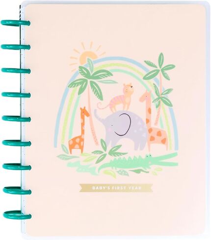 Happy Planner Undated Guided Disc-Bound Journal, 80 Pages, Classic Size, Wellness Layout, Everyday Magic Theme in Kuwait