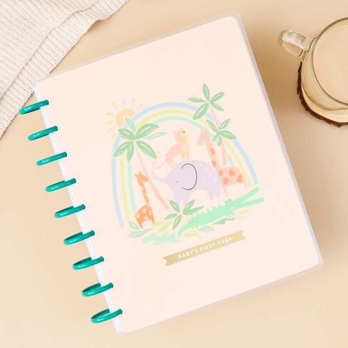 Happy Planner Undated Guided Disc-Bound Journal, 80 Pages, Classic Size, Wellness Layout, Everyday Magic Theme in Kuwait