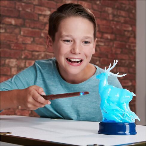 Wizarding World, Harry Potter 13" Light-Up Patronus Wand Collectible Toy + Figure, Lights & Sounds with 3 Power Levels, Gift for Girls and Boys Age 6+ in Saudi Arabia