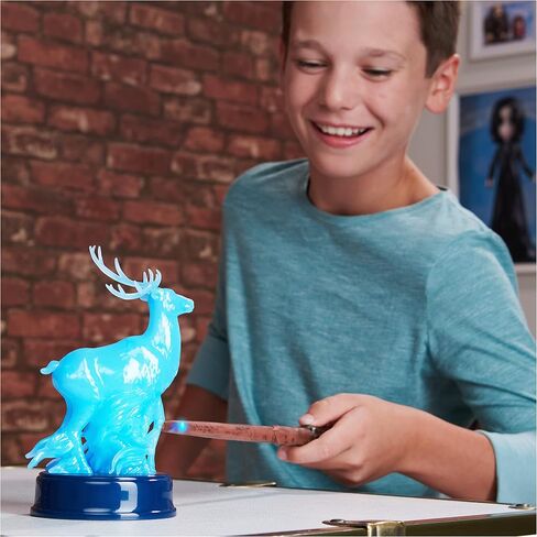 Wizarding World, Harry Potter 13" Light-Up Patronus Wand Collectible Toy + Figure, Lights & Sounds with 3 Power Levels, Gift for Girls and Boys Age 6+ in Saudi Arabia