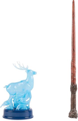 Wizarding World, Harry Potter 13" Light-Up Patronus Wand Collectible Toy + Figure, Lights & Sounds with 3 Power Levels, Gift for Girls and Boys Age 6+ in Saudi Arabia