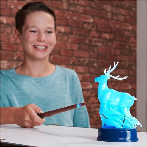 Wizarding World, Harry Potter 13" Light-Up Patronus Wand Collectible Toy + Figure, Lights & Sounds with 3 Power Levels, Gift for Girls and Boys Age 6+ in Saudi Arabia