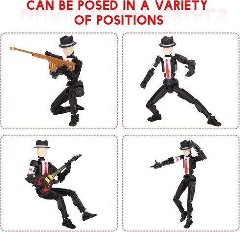 T13 Action Figure Assembly مكتملة ، الشكل ثلاثي الأبعاد المطبوع T13 Figure ، The Dummy 13 مناسبة جدًا لمكاتب المكاتب وزينة كعكة أعياد الميلاد in Saudi Arabia