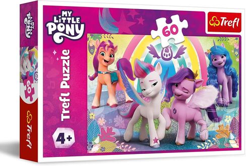 Trefl My Little Pony 60 Piece Jigsaw Puzzle Fun with Friends Print, DIY Puzzle, Creative Fun, Classic Jigsaw for Adults and Children from 4 Years Old in Saudi Arabia