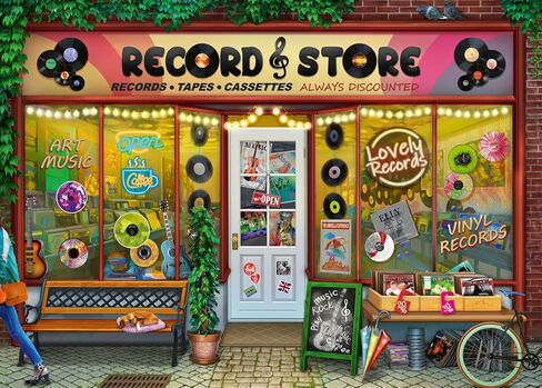 RAVENSBURGER VINTAGE VINYL 1000 قطعة بانورامزو للبالغين - 12000250 - أدوات مصنوعة يدويًا ، مصنوعة في ألمانيا ، كل قطعة تتناسب معًا بشكل مثالي in Saudi Arabia