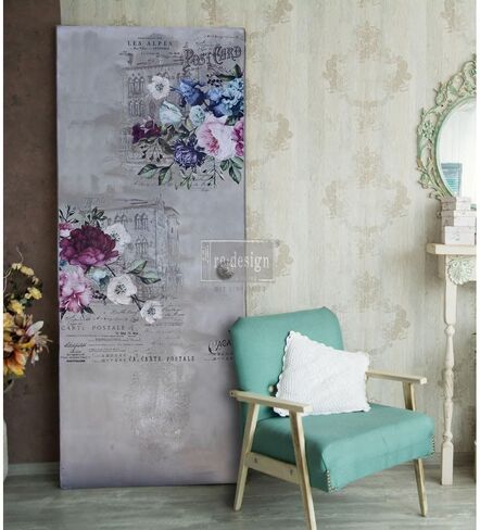 Redesign DÉCOR TRANSFERS® – Imperial Garden Size 44"x30", Cut INTO 6 Sheets 655350635534 Rub on Transfer for Wall or Furniture Decoration in Saudi Arabia