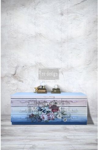 Redesign DÉCOR TRANSFERS® – Imperial Garden Size 44"x30", Cut INTO 6 Sheets 655350635534 Rub on Transfer for Wall or Furniture Decoration in Saudi Arabia
