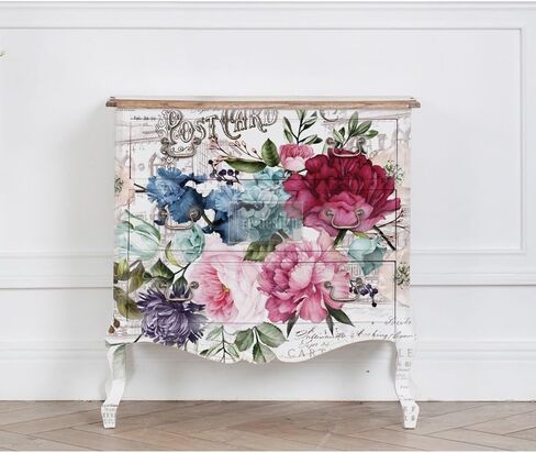 Redesign DÉCOR TRANSFERS® – Imperial Garden Size 44"x30", Cut INTO 6 Sheets 655350635534 Rub on Transfer for Wall or Furniture Decoration in Saudi Arabia